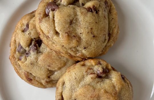 Malted Rye Chocolate Chip Cookies