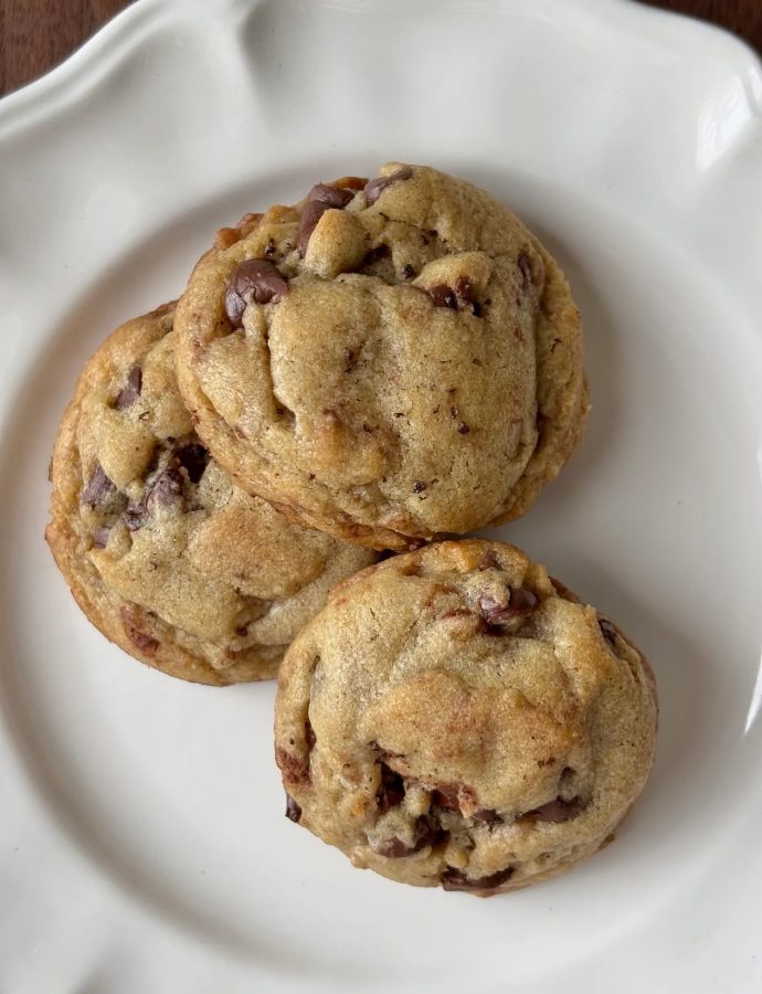 Malted Rye Chocolate Chip Cookies